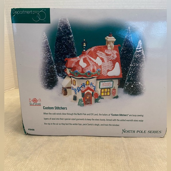 Department 56 Other - Dept 56 North Pole Series Elfland “Custom Stitchers” - Signed - Tested and works
